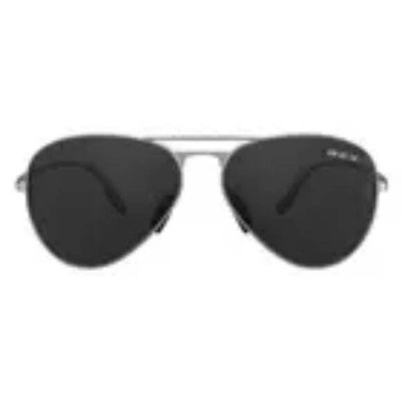 BEX Sunglasses Wesley X Aviator Silver frame lens grey polarized Men Unisex NEW - Picture 1 of 3
